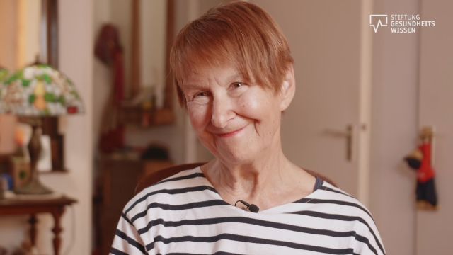 Portrait von Else Müller. Beim Klick auf das Bild startet der Patientenfilm Demenz.